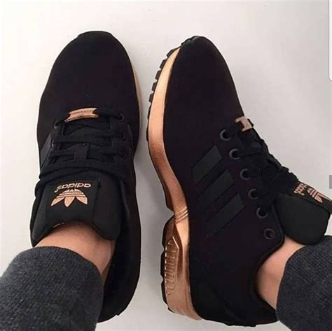 black and gold adidas women